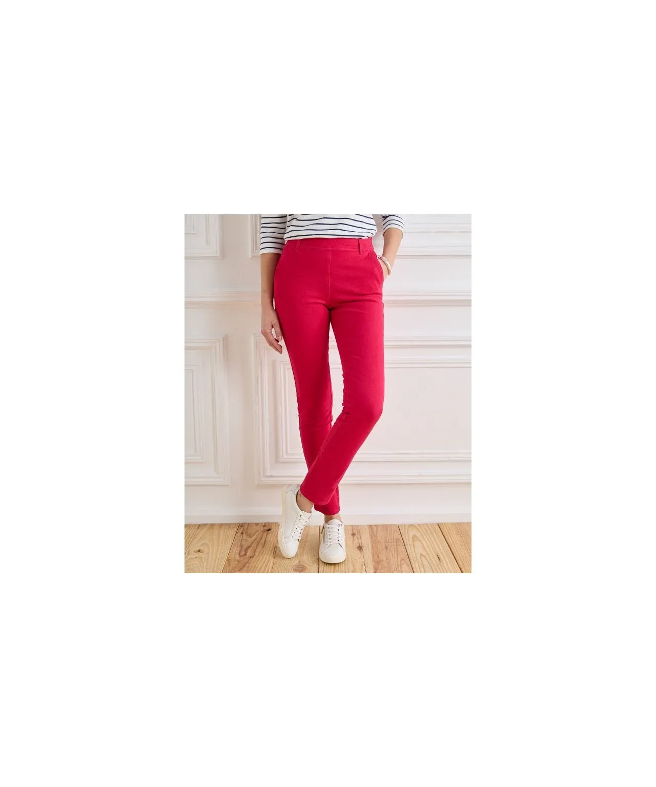 Stretch Cotton Trousers