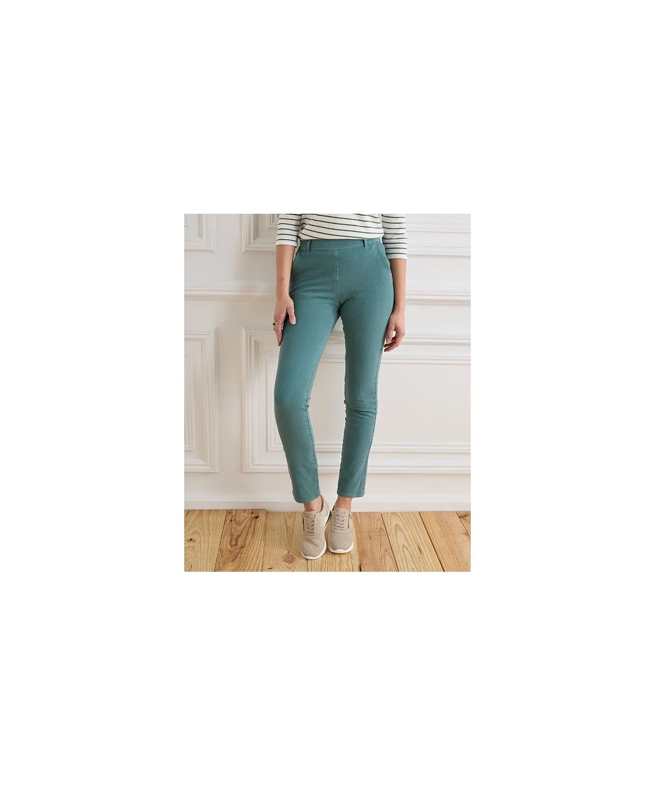 Stretch Cotton Trousers