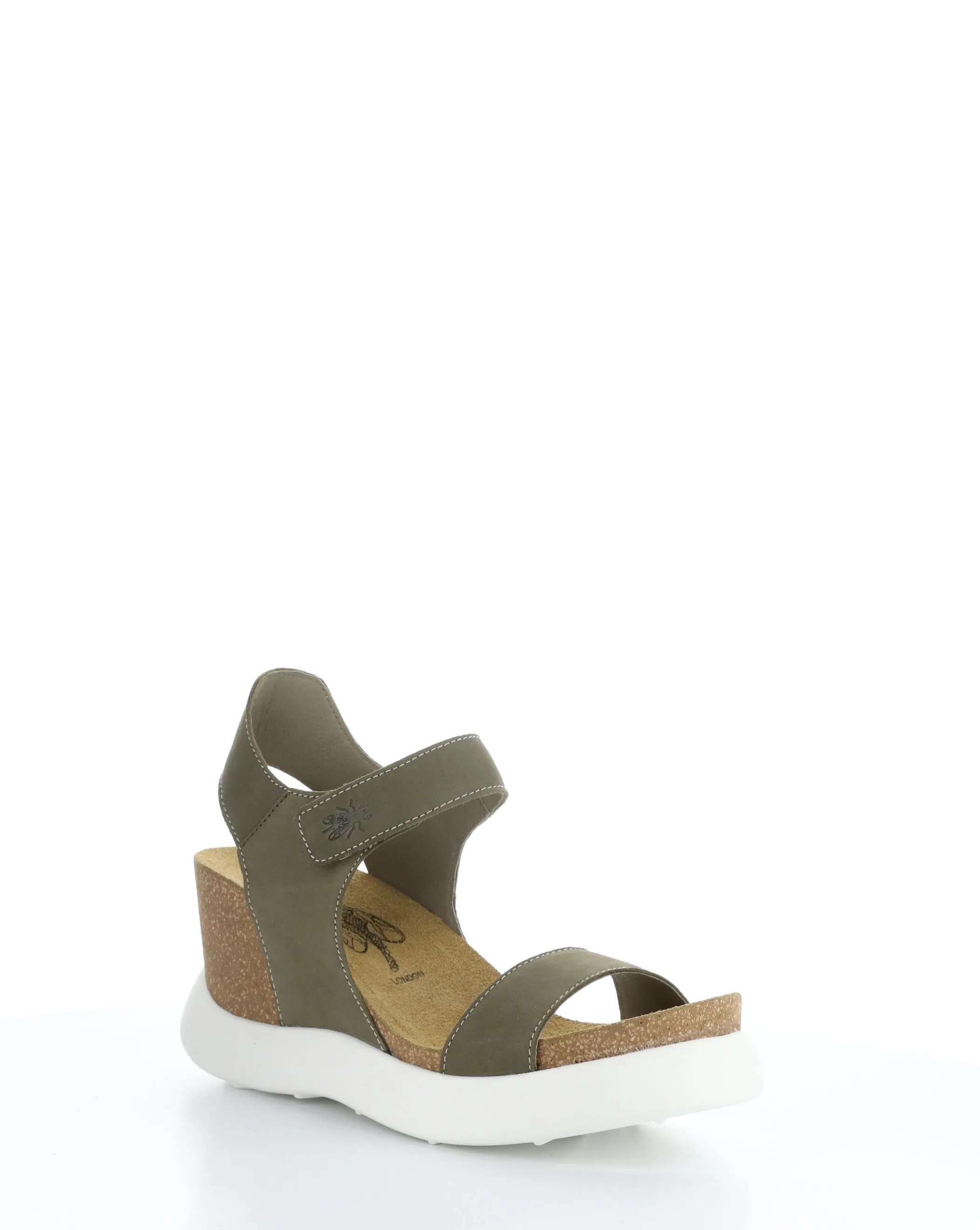 Velcro Sandals in Khaki Color - GOGO967FLY 002