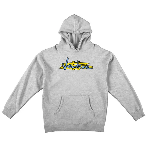 Venture Trucks Hoodie Heather Grey - Buy Now