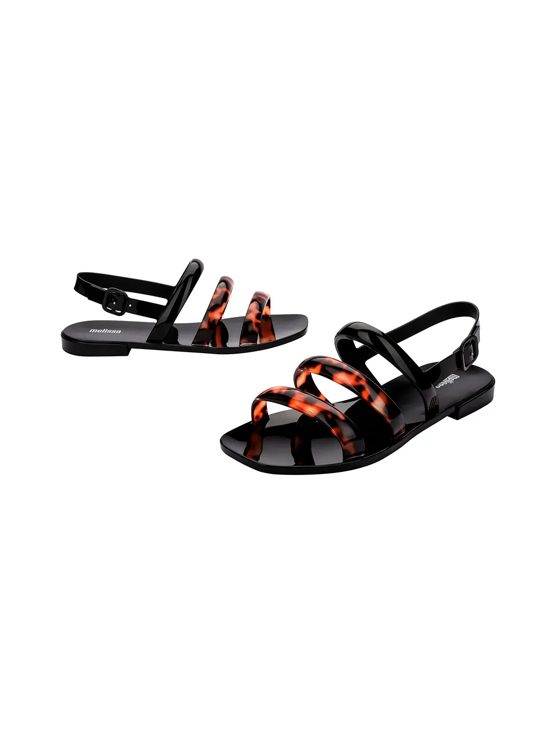 Wave Sandal Black Tortoise