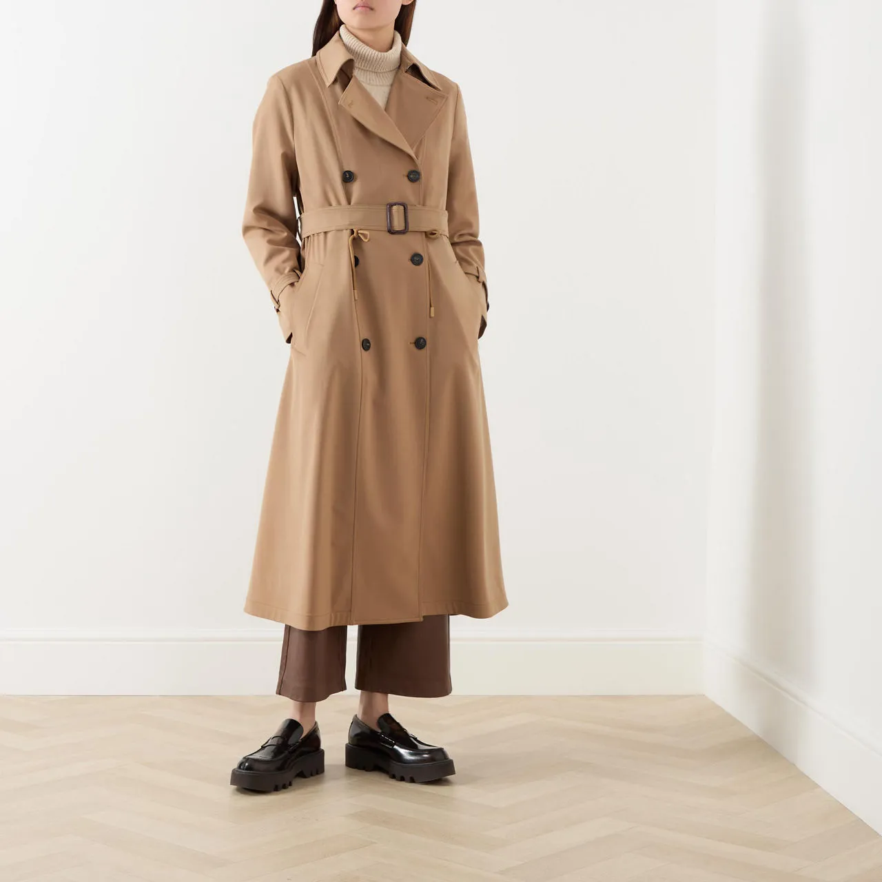 Weekend Max Mara Fatuo Camel Trench Coat