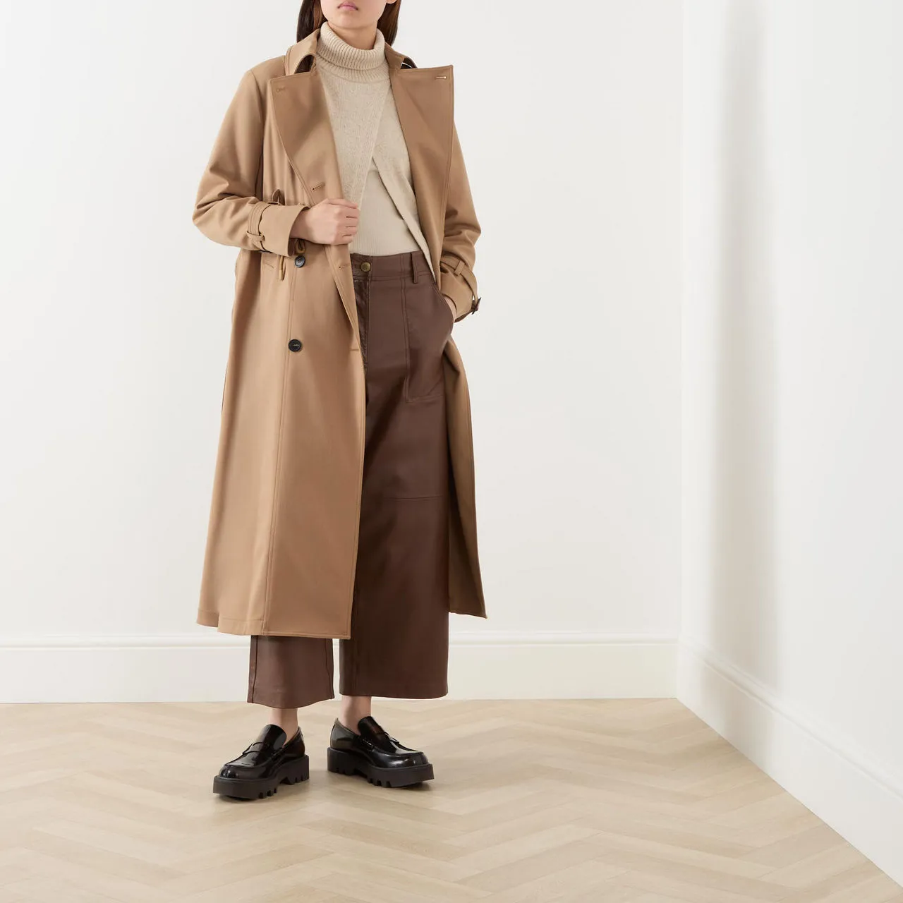 Weekend Max Mara Fatuo Camel Trench Coat