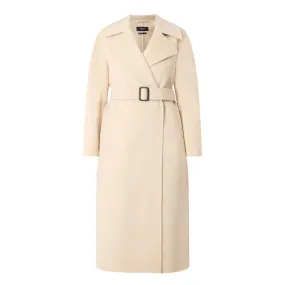 Weekend Max Mara Manu Sand Belted Wrap Coat