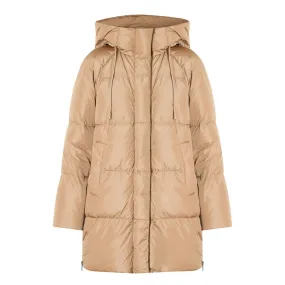 Weekend Max Mara Newbembo Camel Puffer Coat