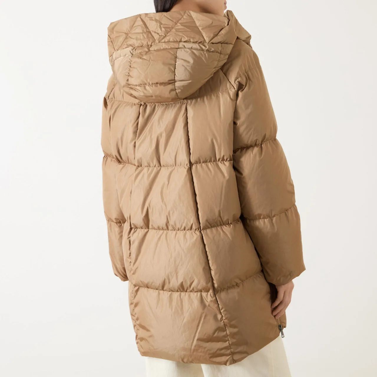 Weekend Max Mara Newbembo Camel Puffer Coat