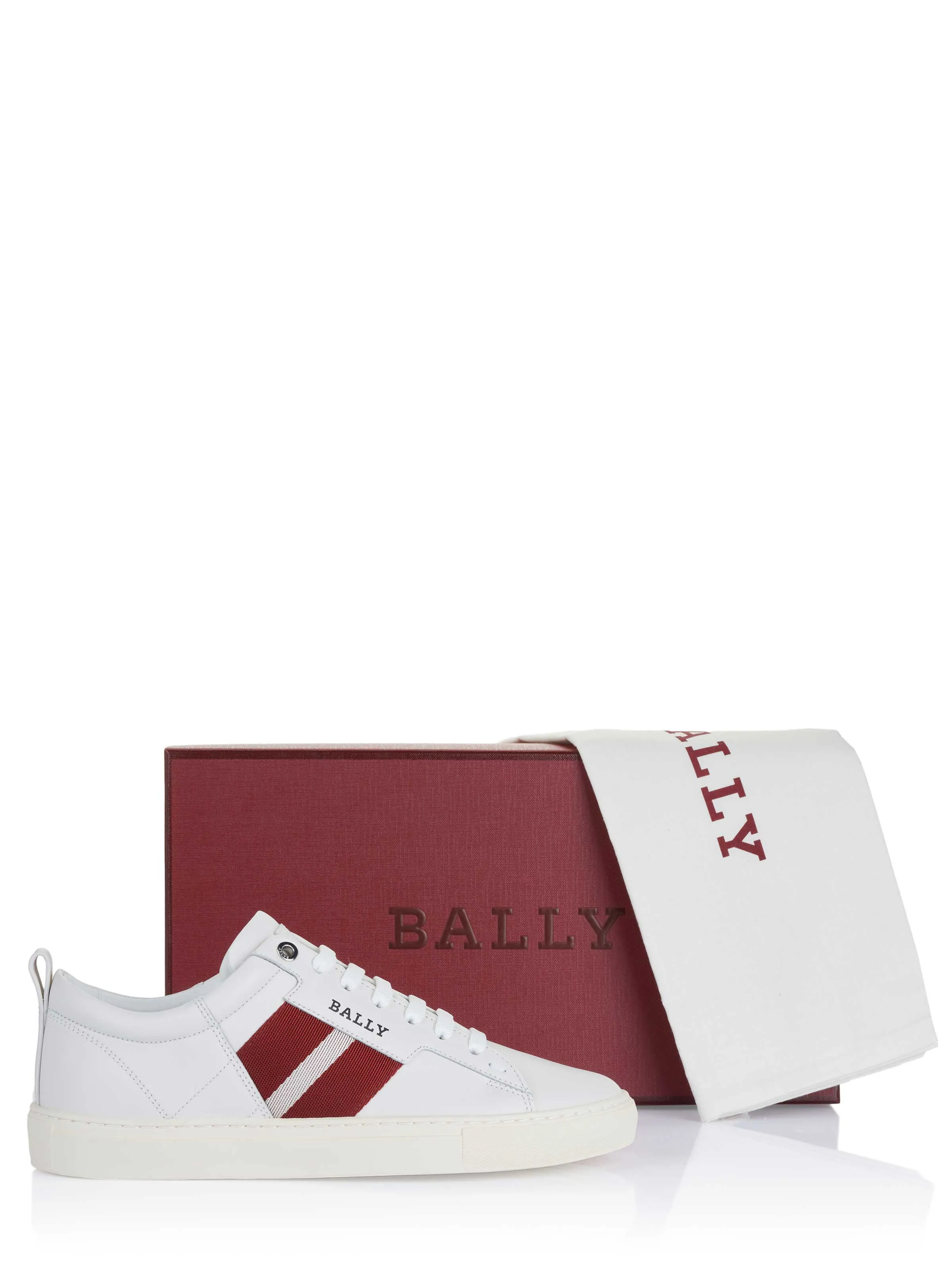 White Bally shoes