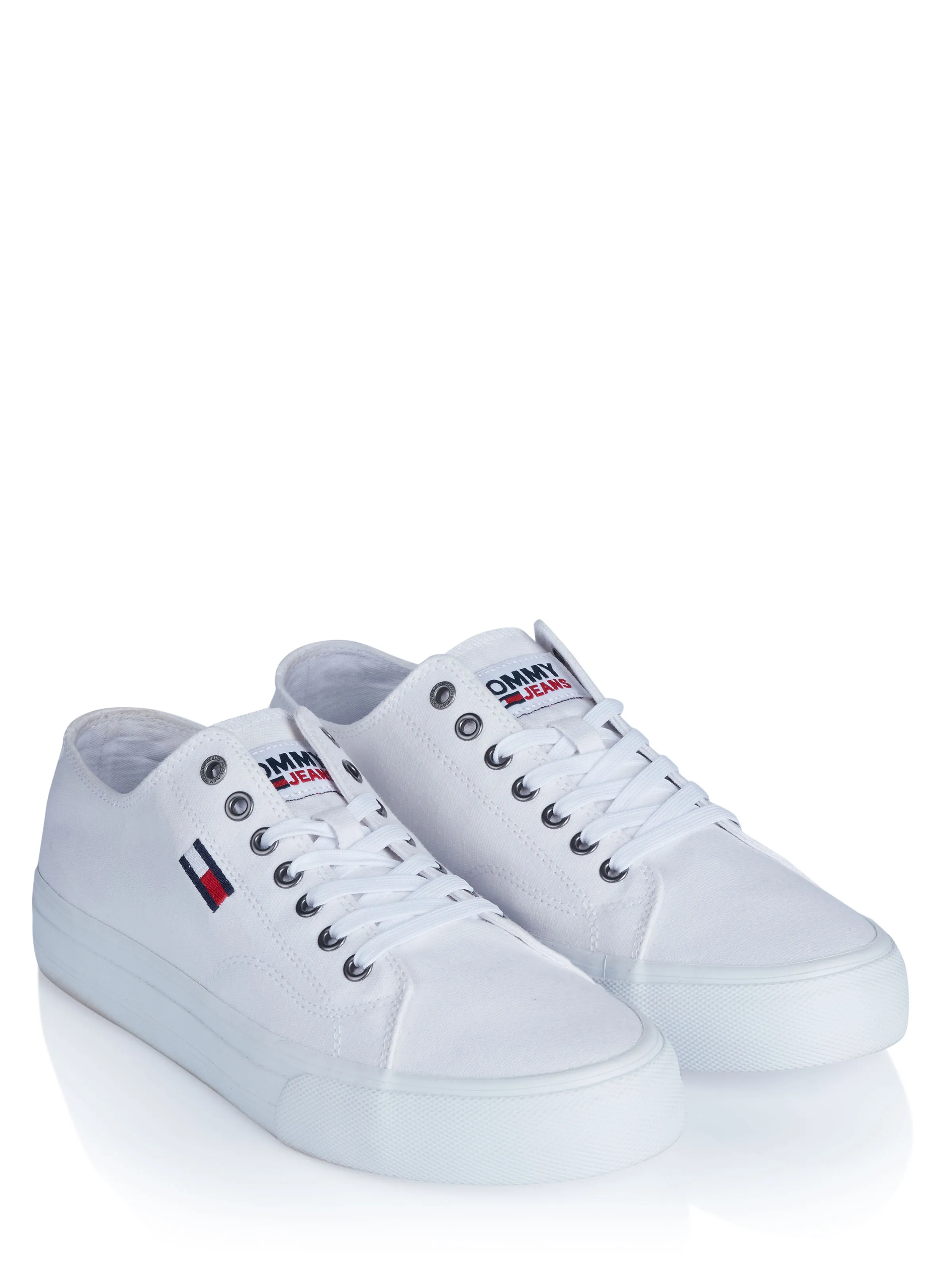 White Tommy Hilfiger Jeans Shoes