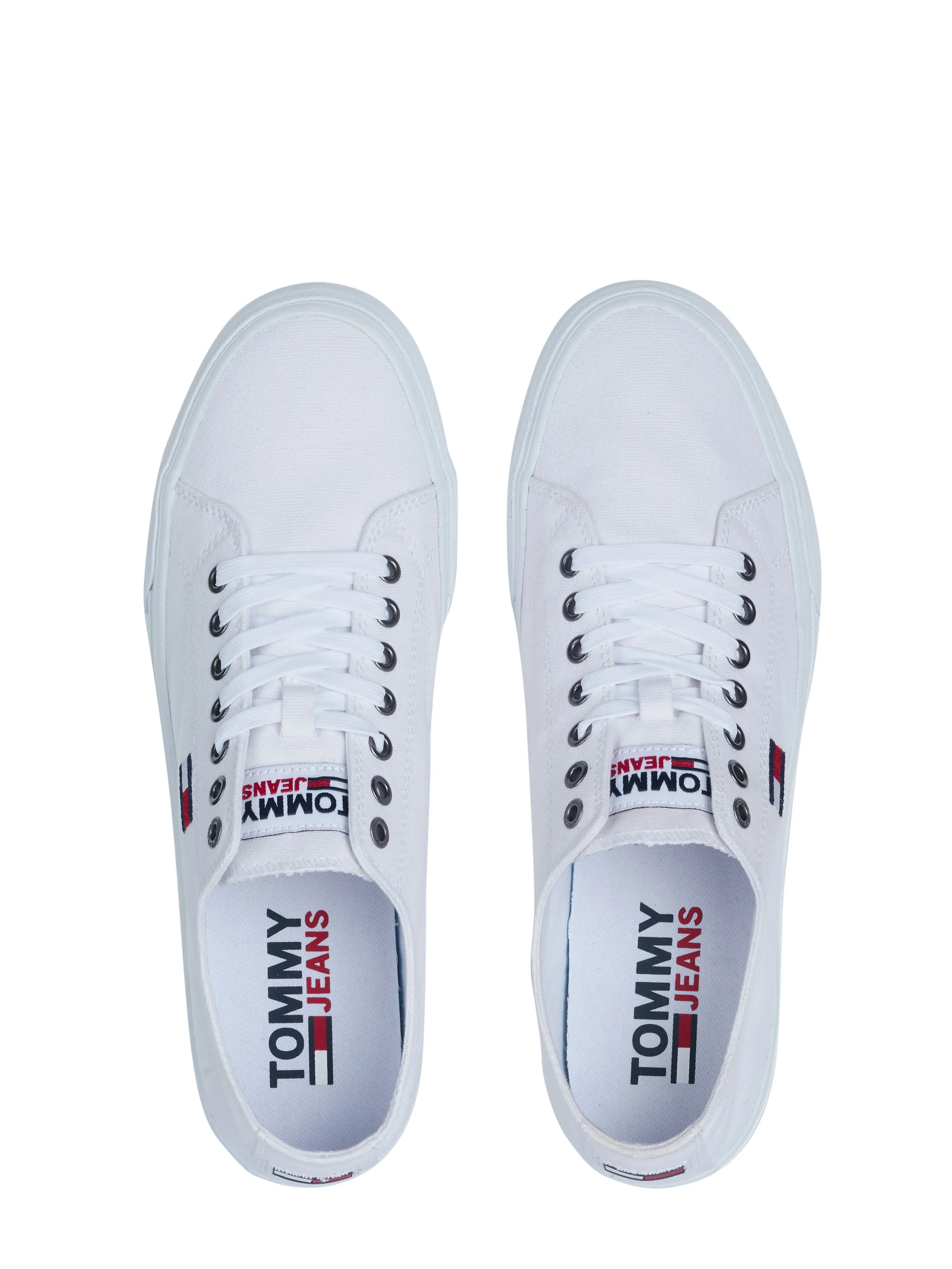 White Tommy Hilfiger Jeans Shoes