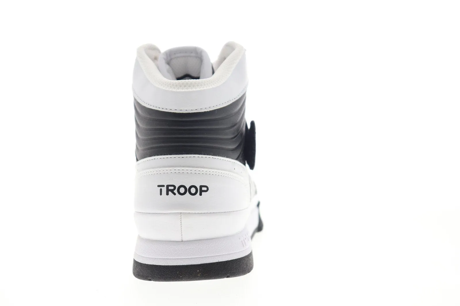 World Of Troop Cobra Mid White Leather Sneakers