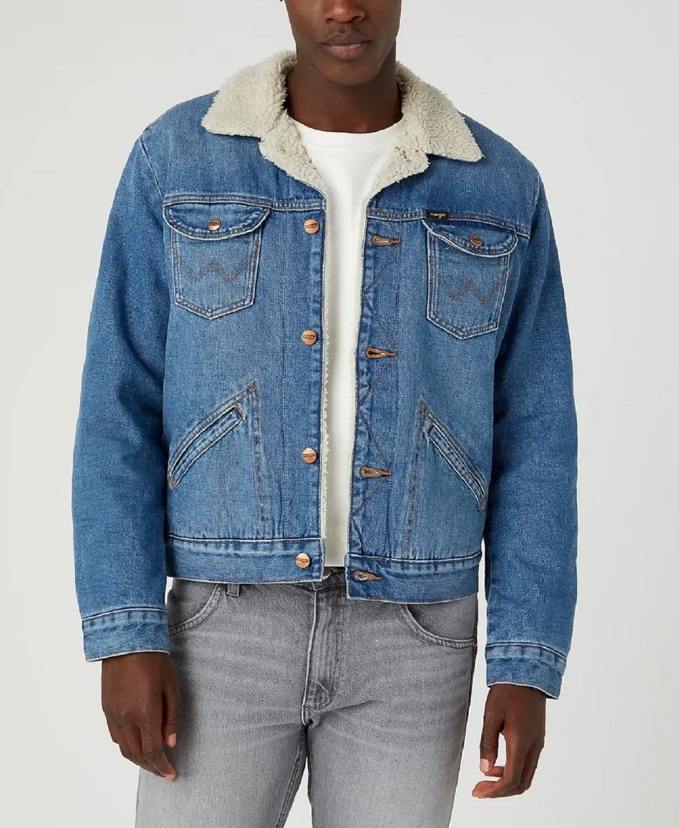 Wrangler Denim Jacket 3 Years Sherpa 124MJ